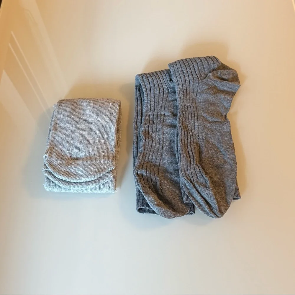 TWO Gray Dress Socks Bundle.